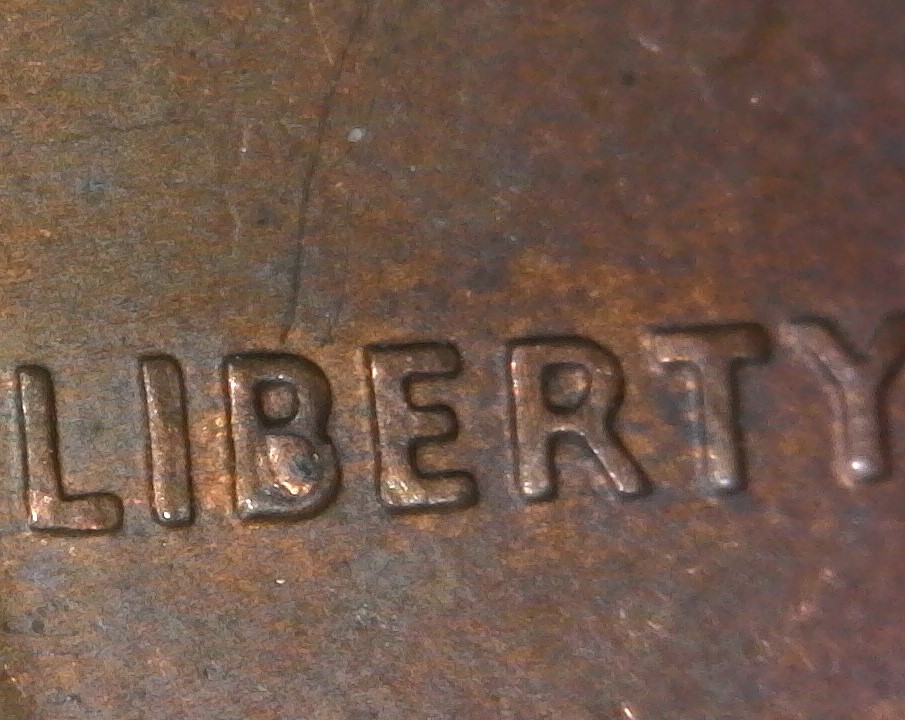 1999-P-Lincoln-Memorial-Cent-With-Broken-Die-Post-Die-Chip-In-